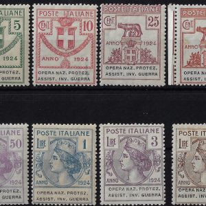 1925 Enti Parastatali © Opera Naz. Prot. Assist. Inv Guerra serie completa